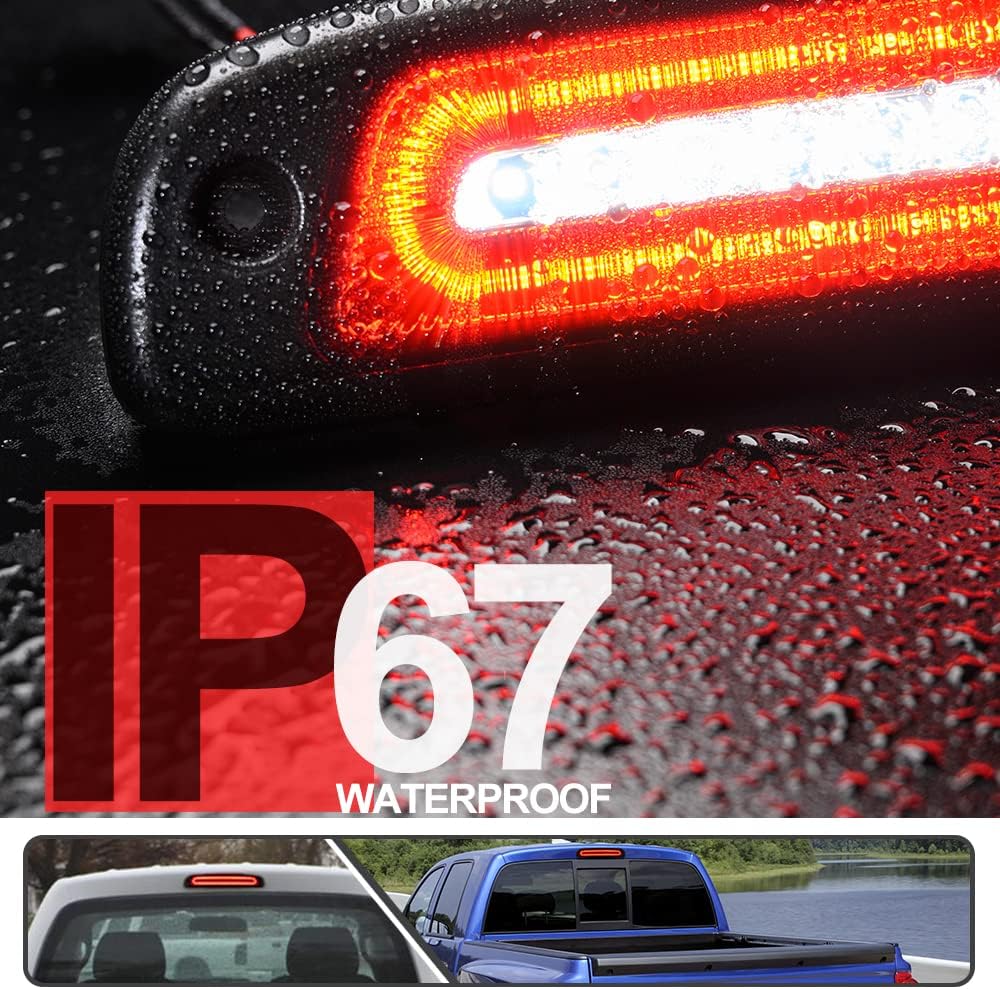 Red/white LED 3rd Brake Light with Strobe Feature R40229