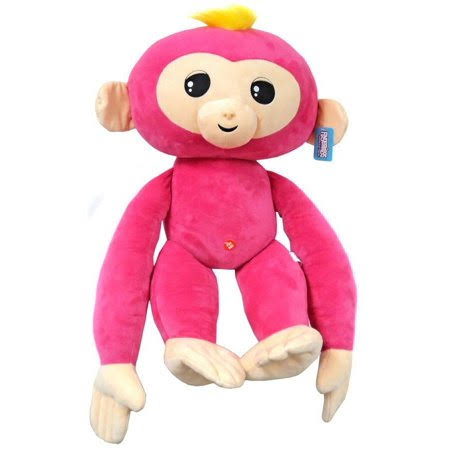 Pink Jumbo Plush Monkey with Sound O388