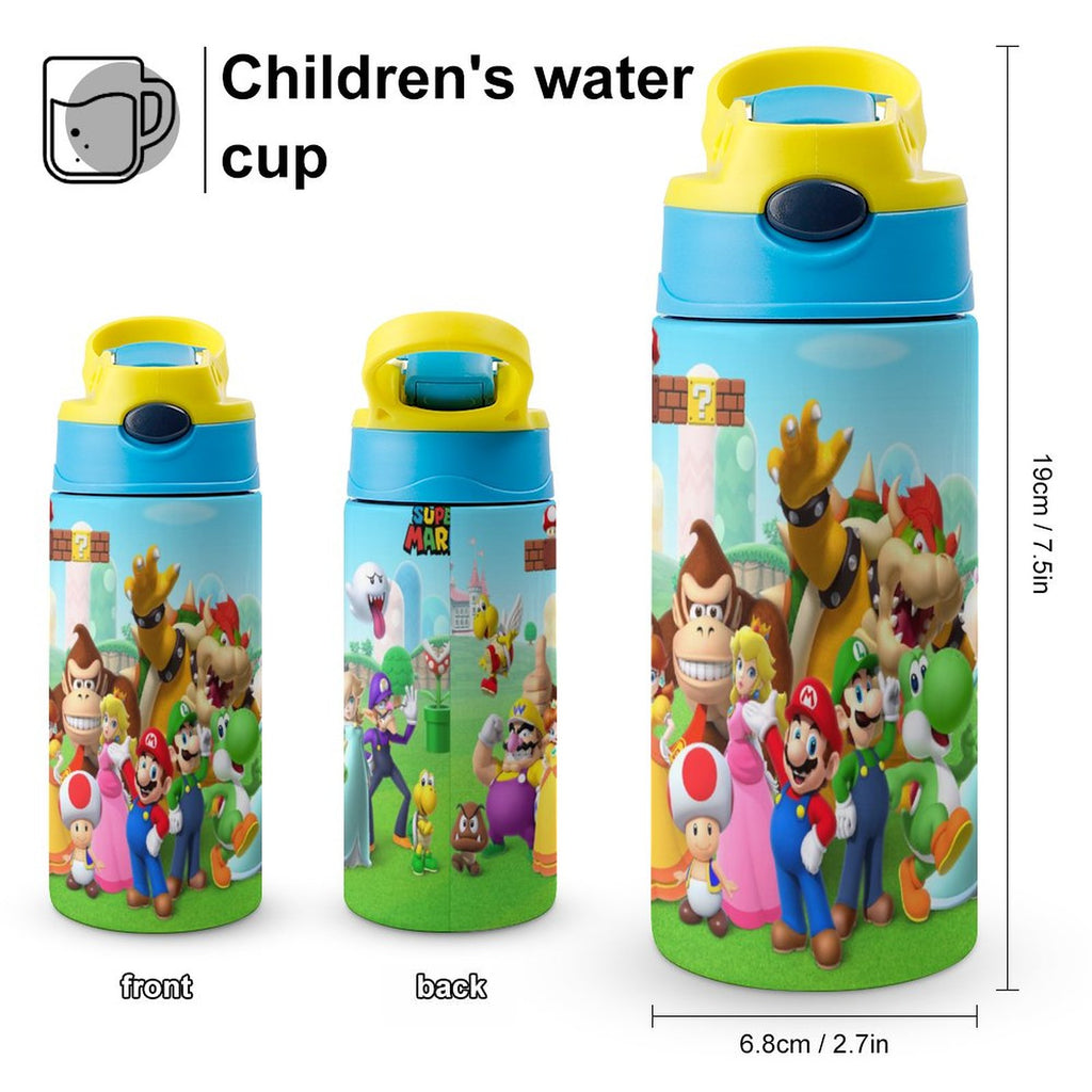 Insulated Stainless Steel Water Bottle With Straw Q91833