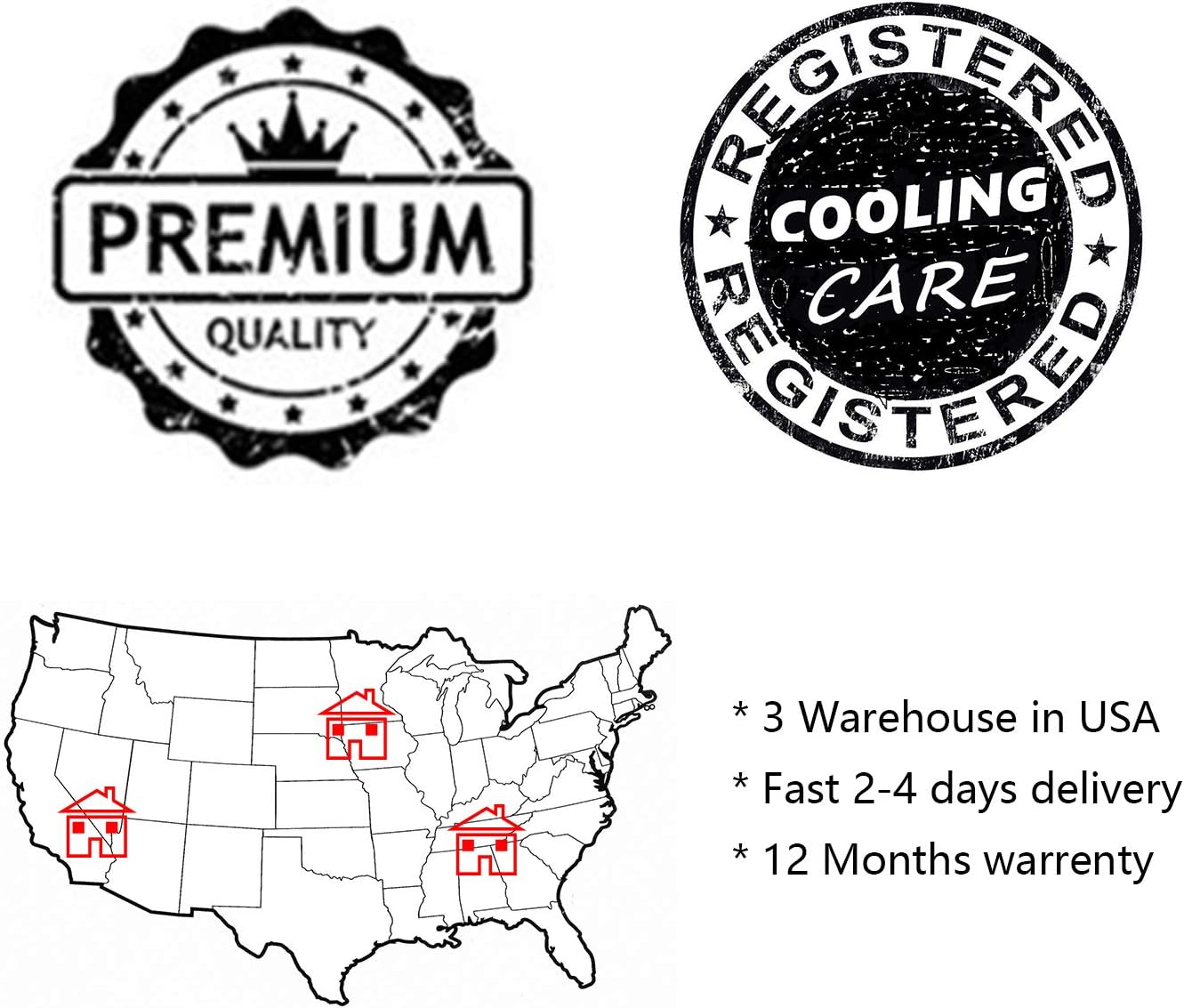 CoolingCare Radiator Compatible with 1987-2006 Jeep Wrangler TJ (4 Row + Fan Relay) V1362