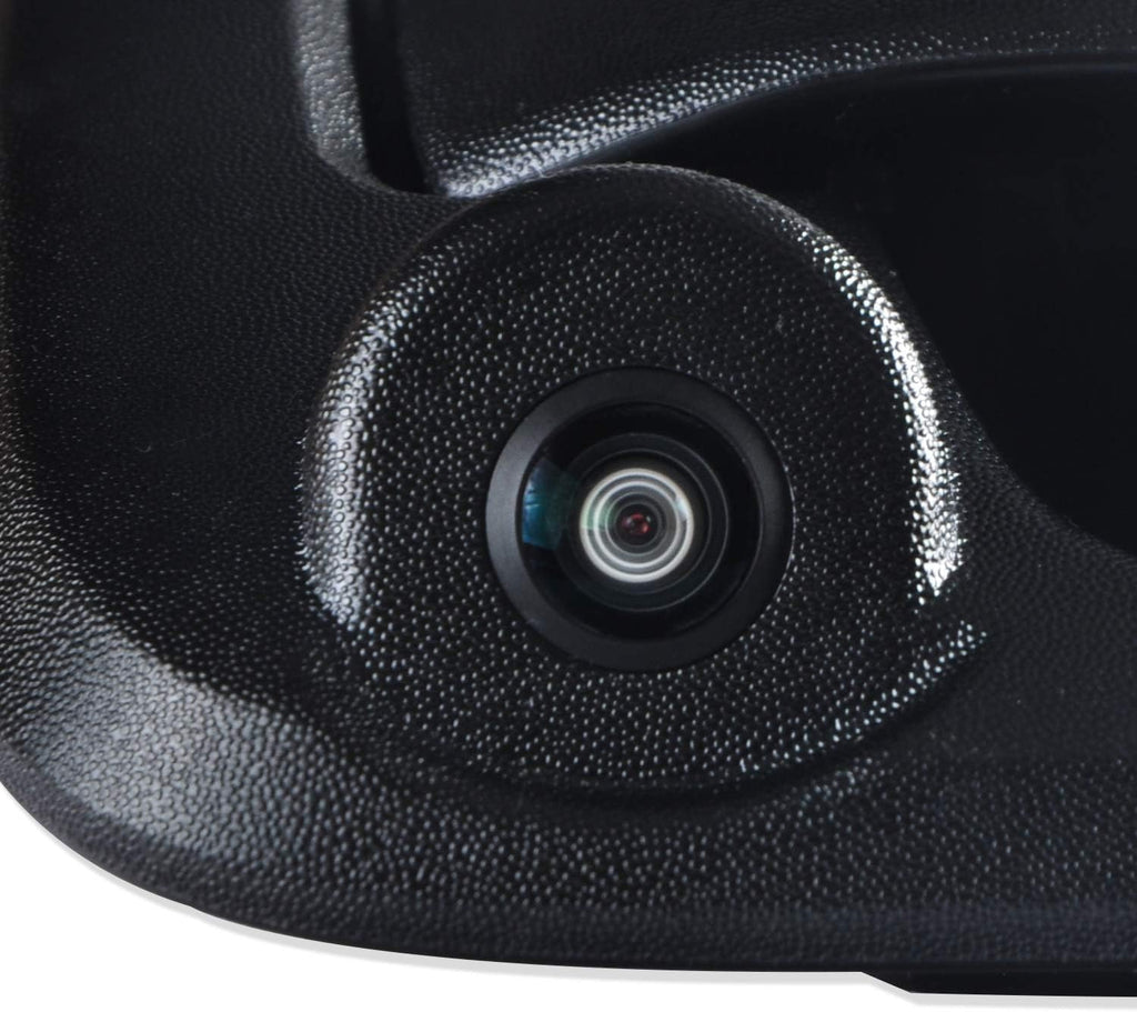 Black Tailgate Backup Reverse Handle with Backup Camera for Pickup Truck S967564